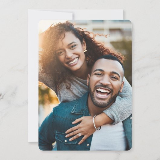 Moderne minieme Typografie van het Manuscript Save The Date (Achterkant)