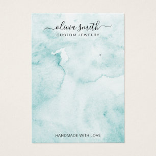 Moderne minieme Waterverf juwelier Display Kaart