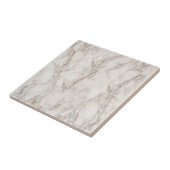 Moderne minieme witmarmertextuur met elegant tegeltje (Zijkant)