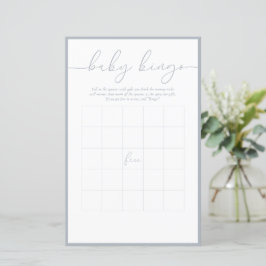 Moderne minima | Baby Bingo Game Kaart