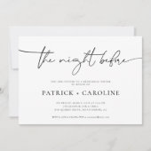 Moderne minima | De nacht voor het eten van de rep Kaart (Voorkant)