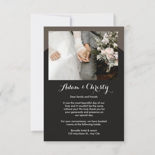 Moderne minima | Details en details van het fotohu Kaart (Voorkant)