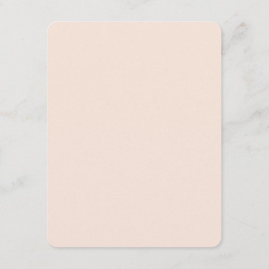 Moderne minima | Details van de bruiloft Informatiekaartje (Achterkant)