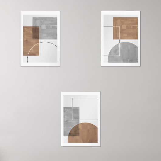 Moderne minima muurkunst sets (Voorkant)