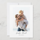 Moderne minima save the date (Achterkant)