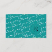 Moderne minima | Schadelijke regenboog Dank u wel Visitekaartje (Achterkant)