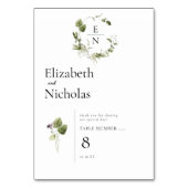 Moderne minima | Tafelnummer voorjaarsgroen (Achterkant)