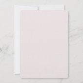 Moderne minima | Terracotta & Blush Wedding Kaart (Achterkant)