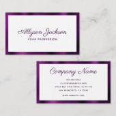 Moderne minima visitekaartje (Voorkant / Achterkant)