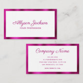 Moderne minima visitekaartje (Voorkant / Achterkant)