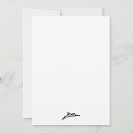 Moderne Minimaal 9 Vierkant Vakantie Kerst Foto Feestdagenkaart (Achterkant)