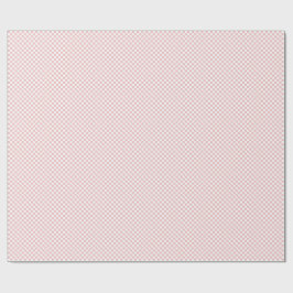 Moderne Minimaal Baby Roze Schaakbord Cadeaupapier