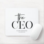 Moderne Minimaal CEO Gepersonaliseerd Muismat (Met muis)