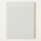 Moderne Minimaal Dagboek Cover Planner (Achterkant)