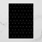 Moderne Minimaal Dertig Script Verjaardag Goud Folie Uitnodiging (Achterkant)