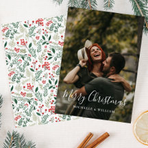 Moderne Minimaal Foto Kerst Script