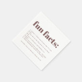 Moderne Minimaal Paarse Druif | Leuke Feiten Bruil Servet (Hoek)