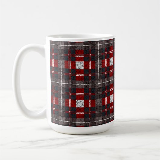 Moderne Minimaal Patroon Koffiemok (Links)