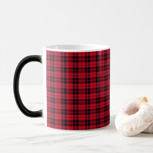 Moderne Minimaal Patroon Magische Mok (Met donut)