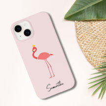 Moderne Minimaal Roze Flamingo