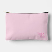 Moderne Minimaal Roze Monogram Denk Roze Freak Etui (Voorkant)