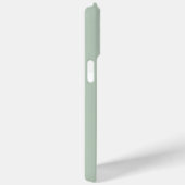 Moderne Minimaal Saliegroen Gepersonaliseerde Naam Case-Mate iPhone Case (Achterkant / Rechts)