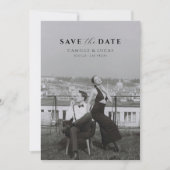 Moderne Minimaal Save the Date Uitnodiging (Voorkant)