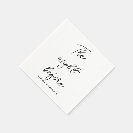 Moderne Minimaal The Night Before Servetten (Hoek)