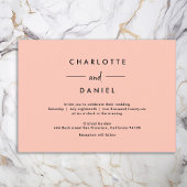 Moderne, Minimaal, Typografie Uitnodiging