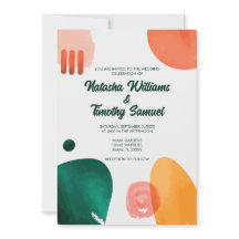 Moderne Minimaalpenseelstreken Bruiloft