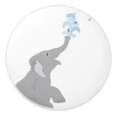 Moderne Minimal Baby Elephant Keramische Pull Knop (Voorkant)