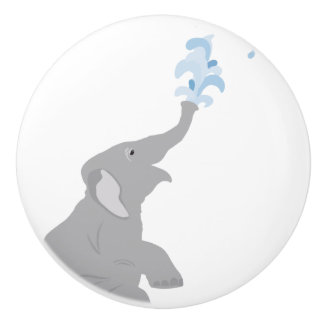 Moderne Minimal Baby Elephant Keramische Pull Knop
