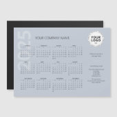 Moderne Minimal Bleek Blue Business Kalender 2025 (Voorkant / Achterkant)