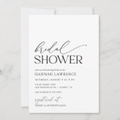 Moderne minimal Boho Vrijgezellenfeest Kaart (Voorkant)