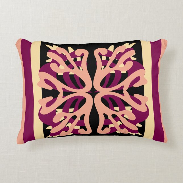 Moderne Minimal Bold Art harten Accent Kussen (Voorkant)