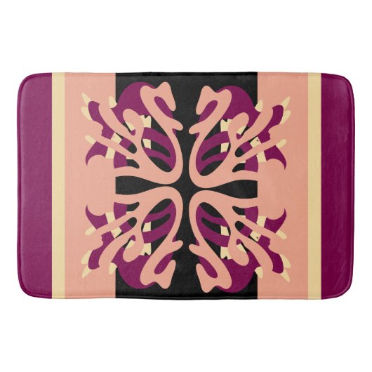 Moderne Minimal Bold Art harten Badmat (Voorkant)