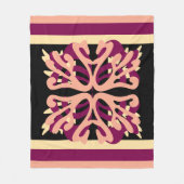 Moderne Minimal Bold Art harten Fleece Deken (Voorkant)