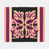 Moderne Minimal Bold Art harten Fleece Deken (Voorkant (Horizontaal))