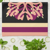 Moderne Minimal Bold Art harten Theedoek (Gevouwen)