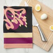 Moderne Minimal Bold Art harten Theedoek (Quarter Fold)