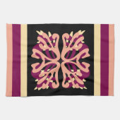 Moderne Minimal Bold Art harten Theedoek (Horizontaal)