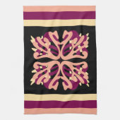 Moderne Minimal Bold Art harten Theedoek (Verticaal)