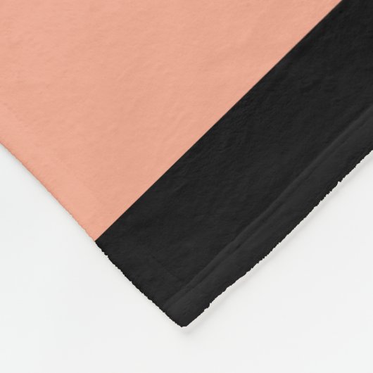 Moderne Minimal Bold Art Leaves Fleece Deken (Hoek)