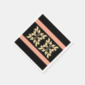 Moderne Minimal Bold Art Leaves Servet (Hoek)