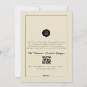 Moderne Minimal Business Team Foto Kerstmis Feestdagenkaart (Achterkant)