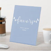 Moderne Minimal Butterfly Calligraphy Favorieten Reclamebord Met Voetstuk (Insitu)