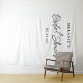 Moderne minimal chique Vrijgezellenfeest achtergro Wandkleed (In Situ (horizontaal))