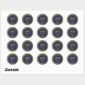 Moderne Minimal Circle Promotionele Marketingprijs Ronde Sticker (Vel)