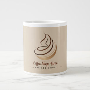 Moderne Minimal Coffee Shop professionele winkel Grote Koffiekop