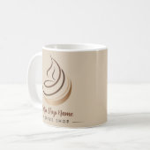 Moderne Minimal Coffee Shop professionele winkel Koffiemok (Voorkant links)